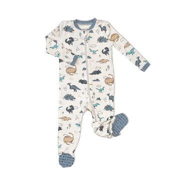 Bamboo Fleece Footie Way Zipper